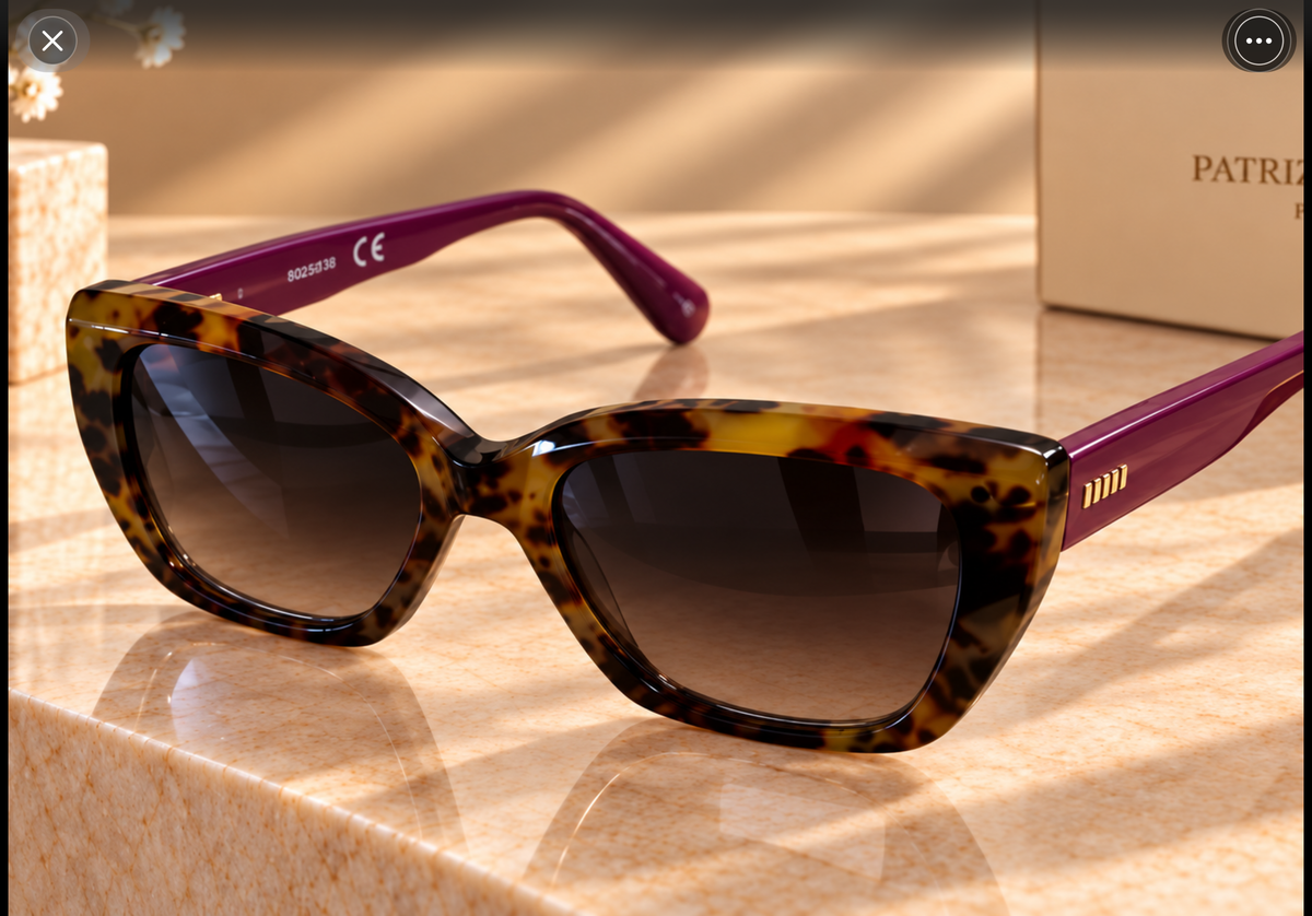 Lunettes Patrizia – Écaille Prune