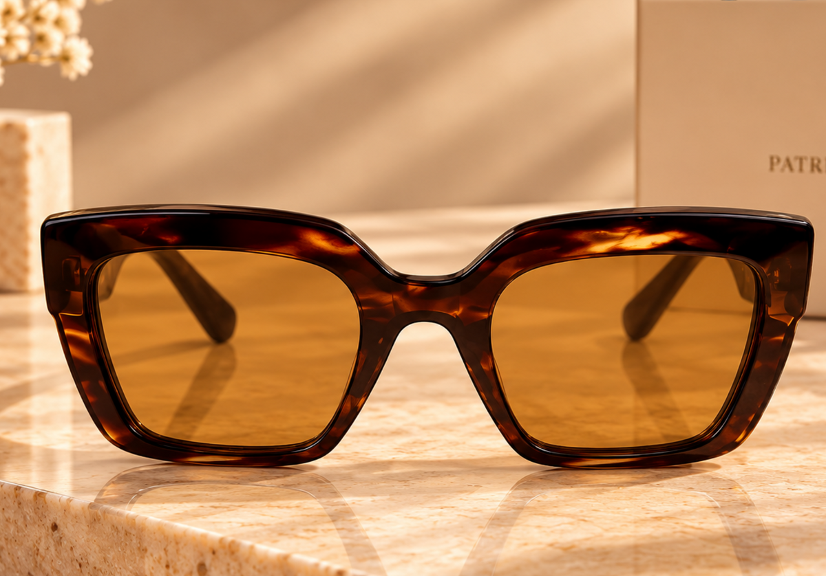 Lunettes Patrizia – Écaille Cognac