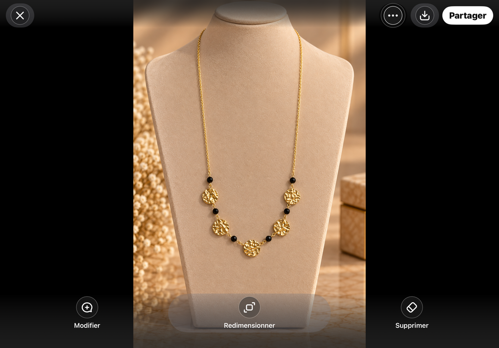 Collier Patrizia – Médaillons d’Or