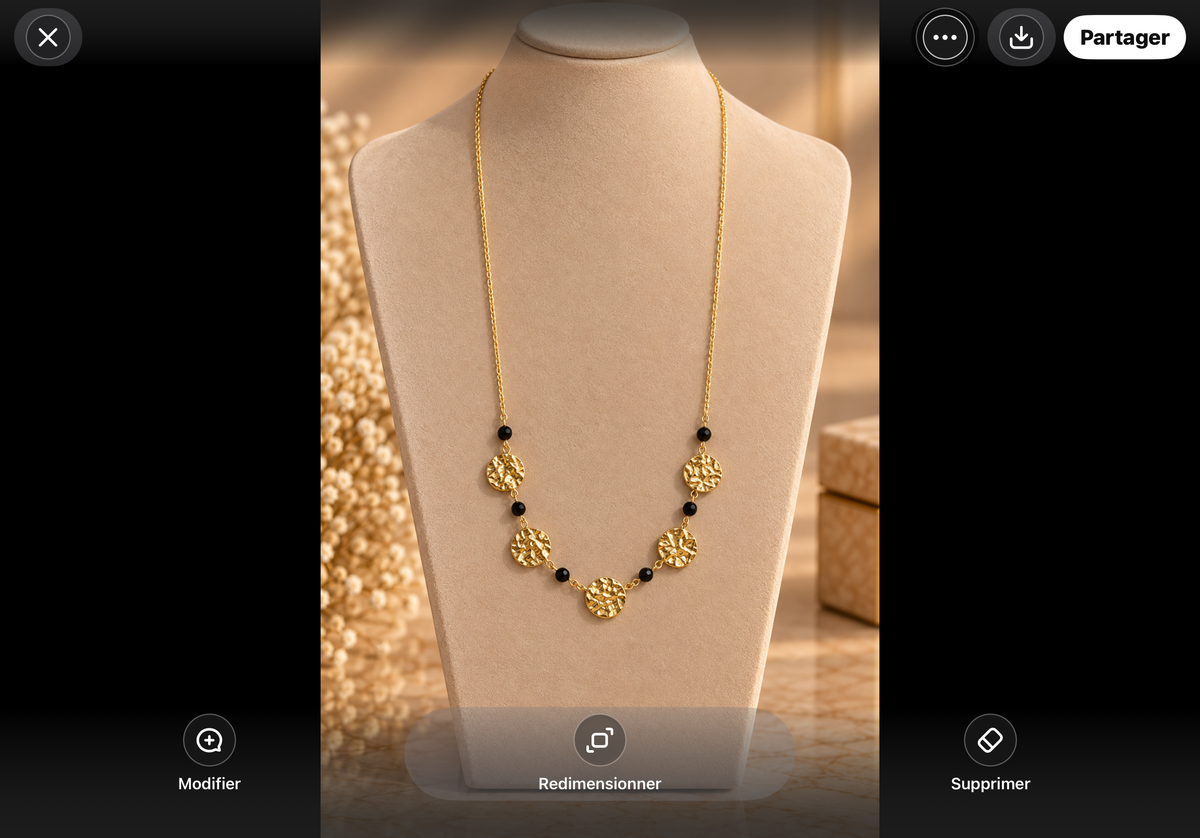 Collier Patrizia – Médaillons d’Or