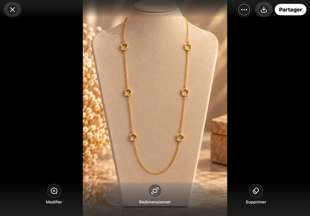 Collier Patrizia – Médaillons d’Or