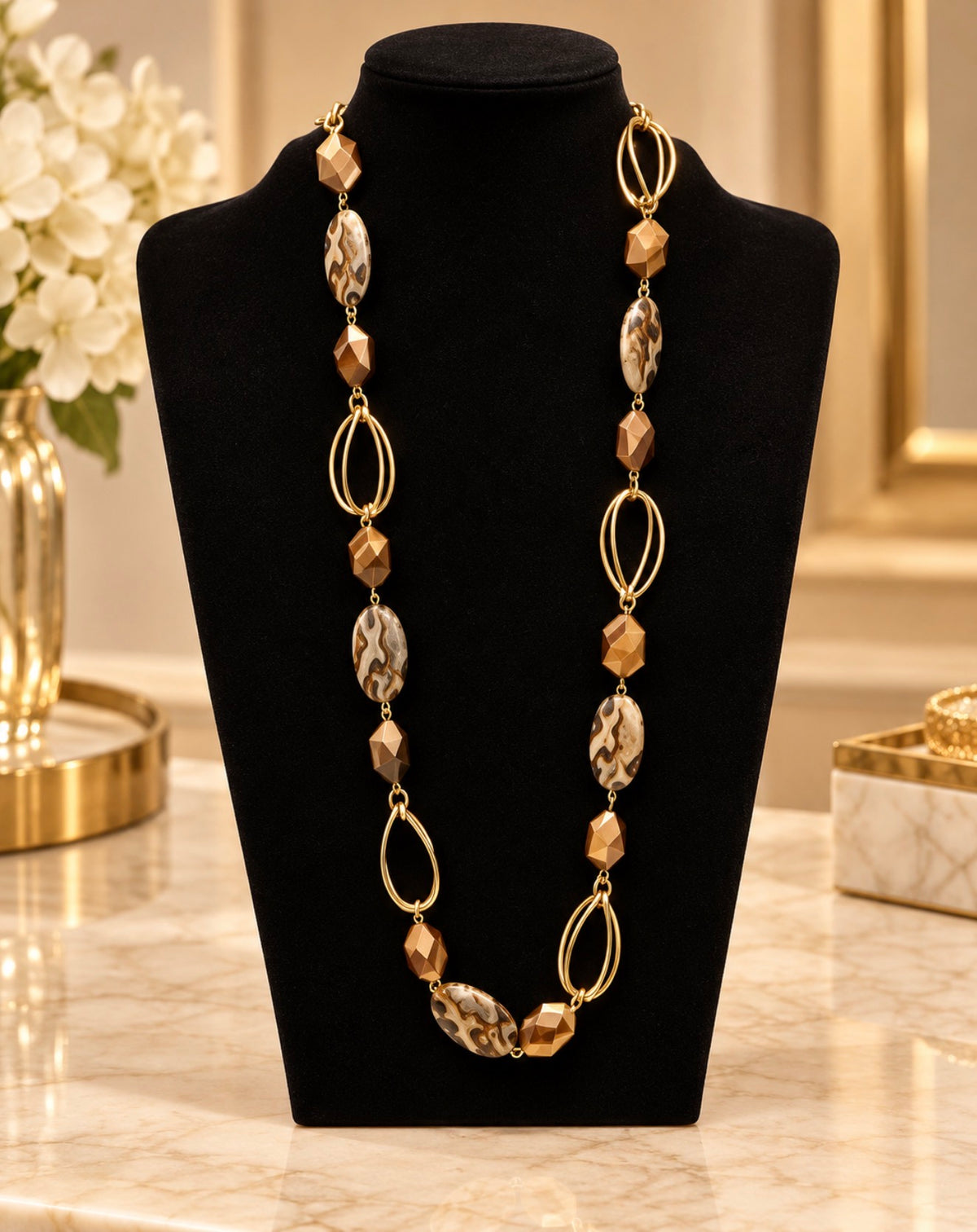 Collier Patrizia – Bronze Précieux