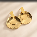 Boucles Patrizia – Cercle Martelé Doré