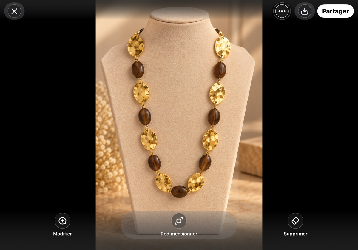 Collier Patrizia – Médaillons d’Or