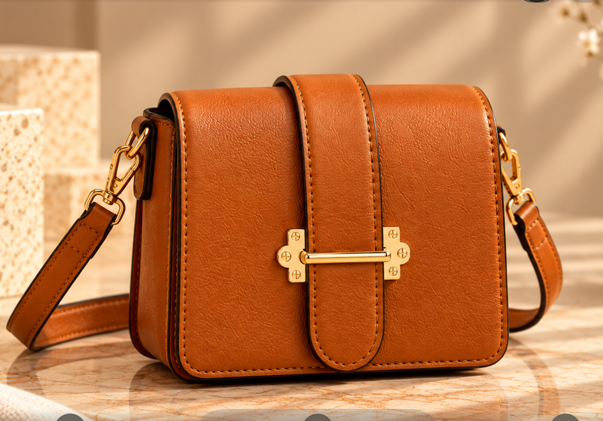 Sac Patrizia – Cognac Structuré
