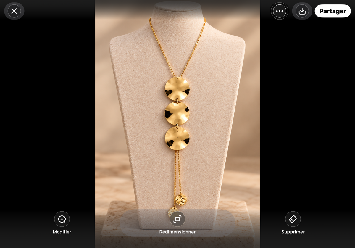 Collier Patrizia – Médaillons d’Or